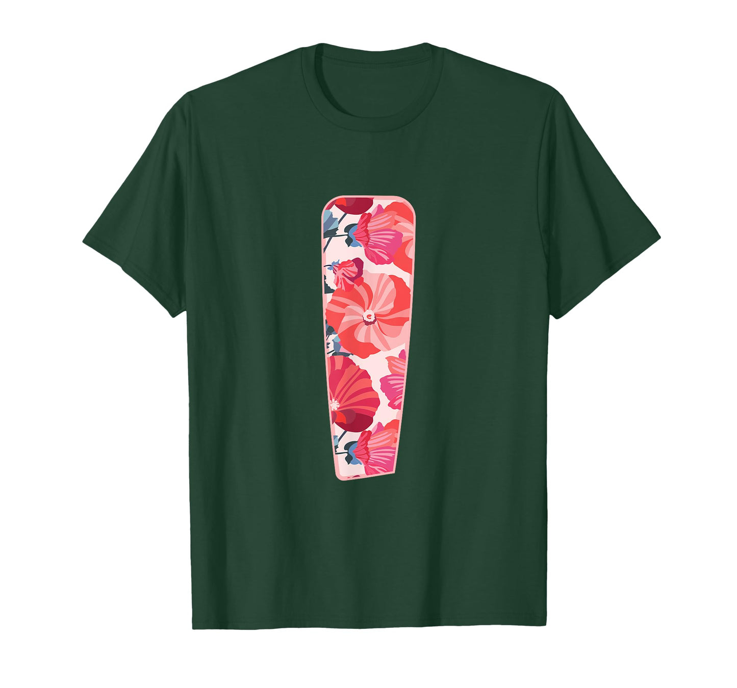 Letter I Sign Alphabet Last Name Vowel Flower Nature Gift T-Shirt