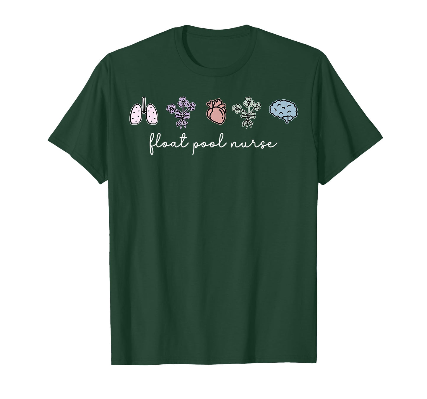 Boho Floral Float Pool Nurse Emergency Medicine Graduation T-Shirt
