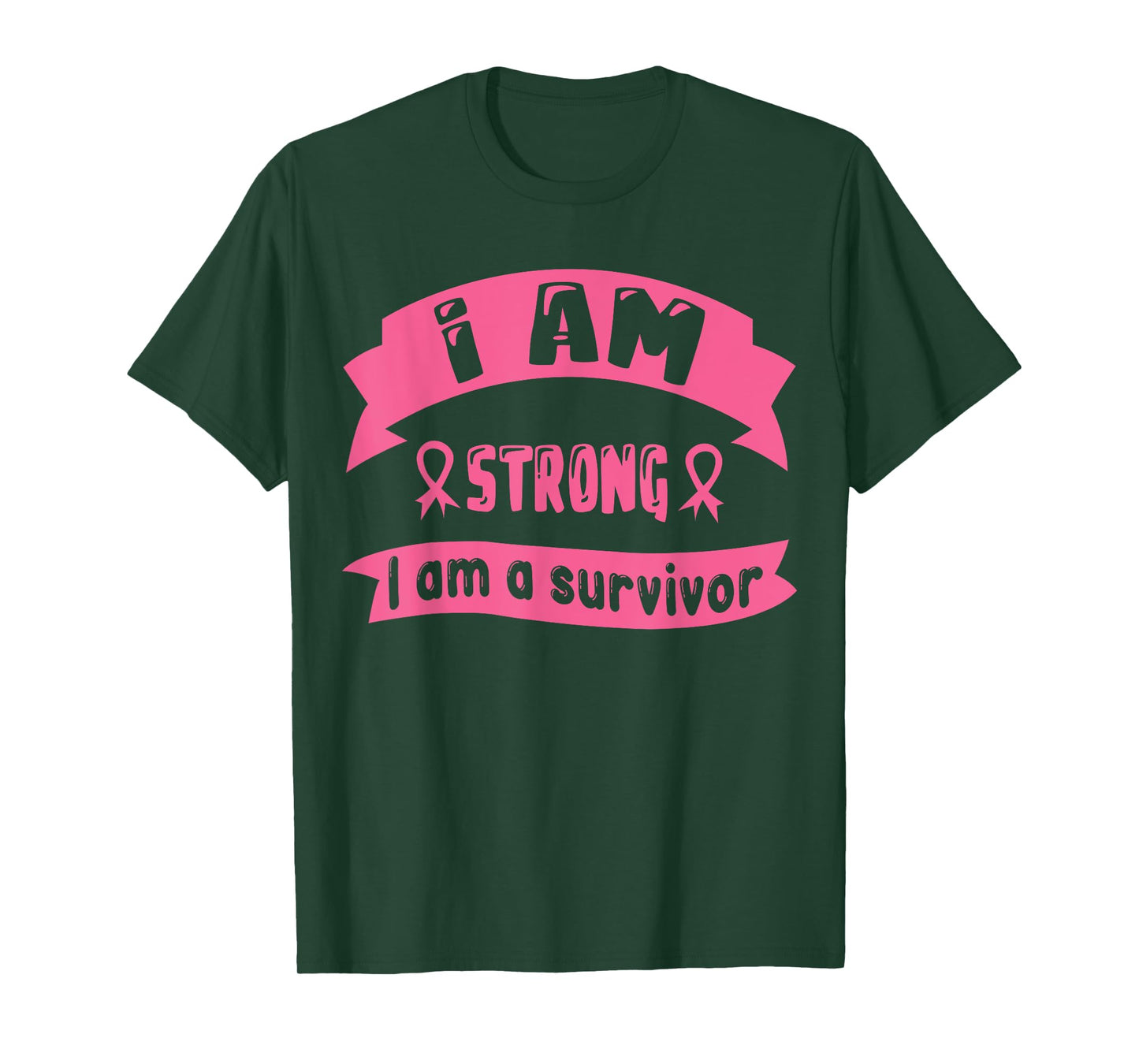 Breast Cancer I Am Strong I Am A Survivor T-Shirt