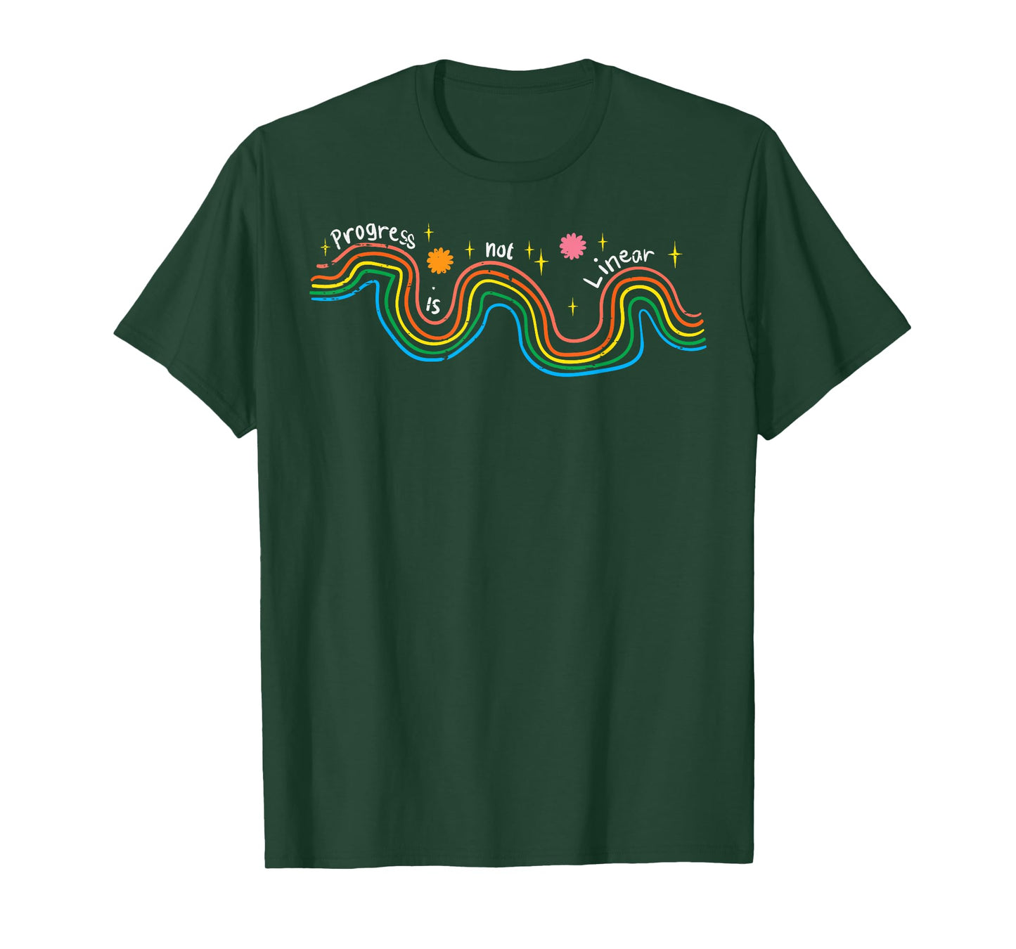 Special Education Teacher Progress Not Linear Sped Women Men T-Shirt