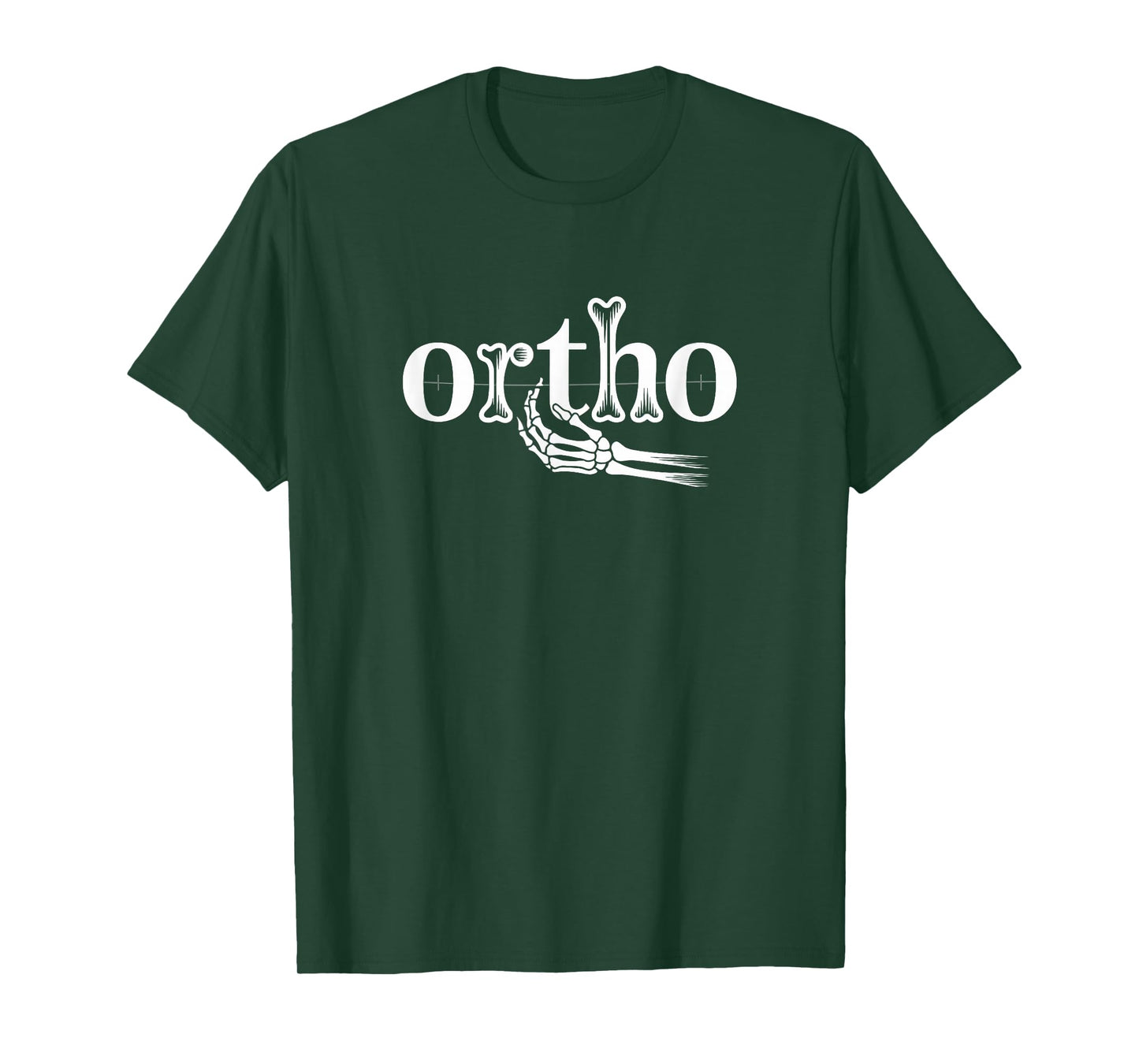 Funny Orthopedic Doctor Halloween Bones Skeleton Graphic T-Shirt
