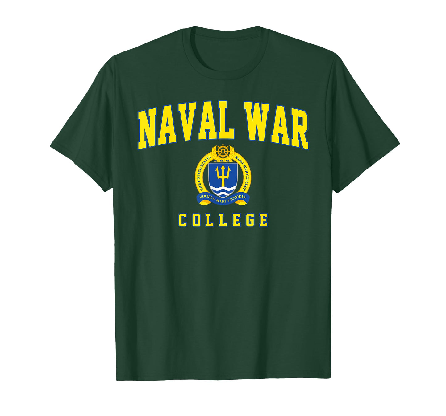 Naval War College Arch Vintage Sports Design Men Women T-Shirt