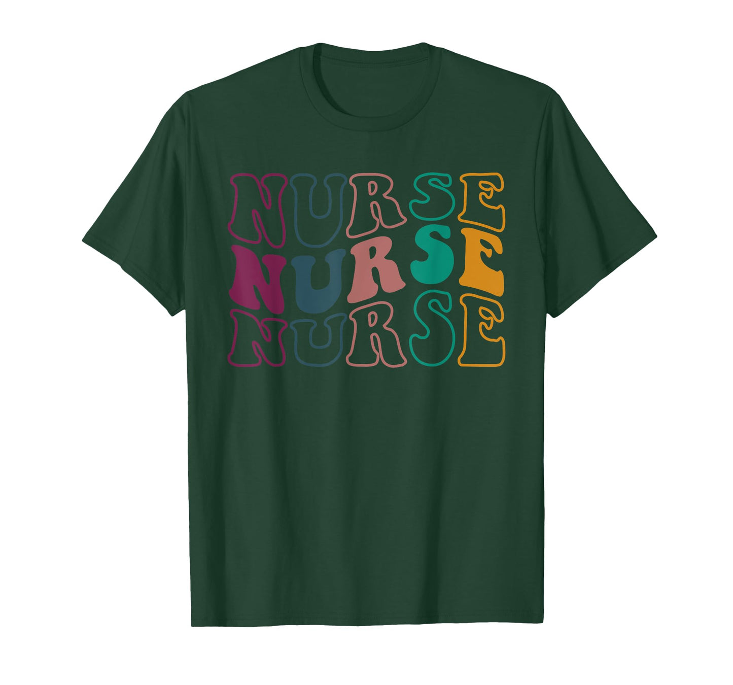 Retro Future Nurse Life for Registered Nurse Tee Nurse's Day T-Shirt