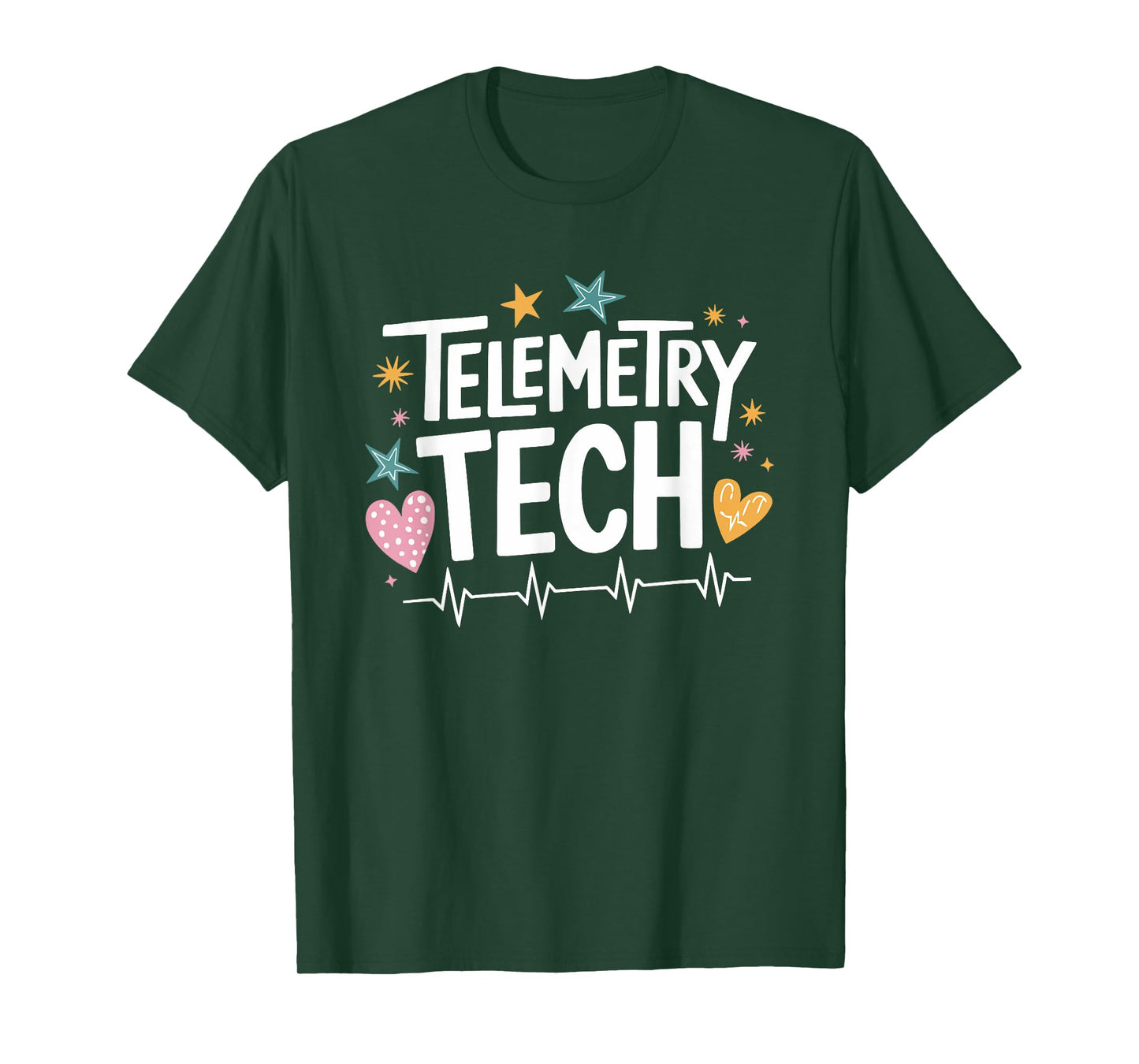 Telemetry Tech, Cardiac Telemetry Nurse EKG Technician T-Shirt