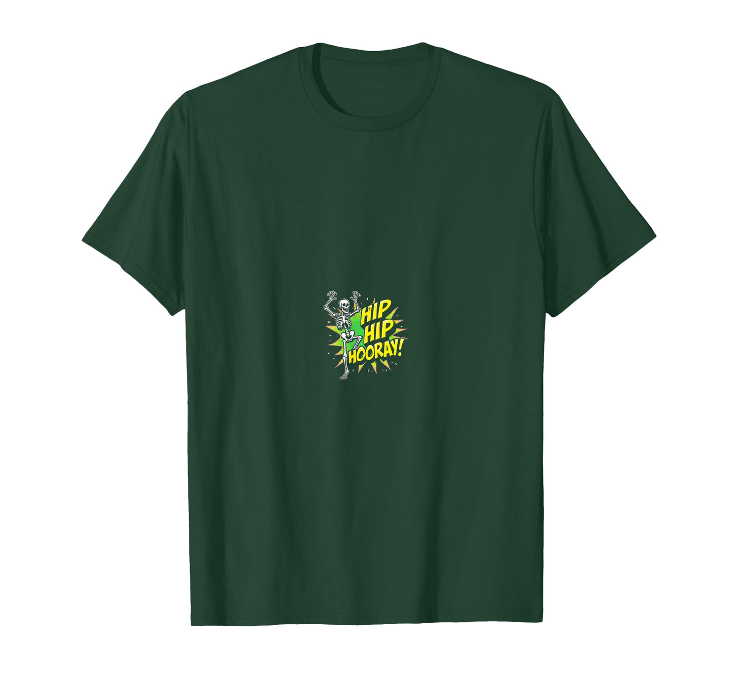Hip Hip Hooray Funny Skeleton Hip Replacement Joke Tee T-Shirt