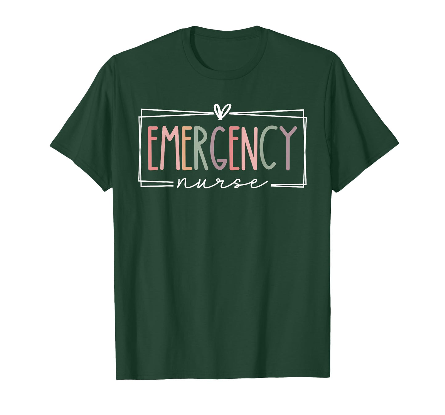 ER Nursing Emergency Nurse For Nurses Women Funny Retro T-Shirt