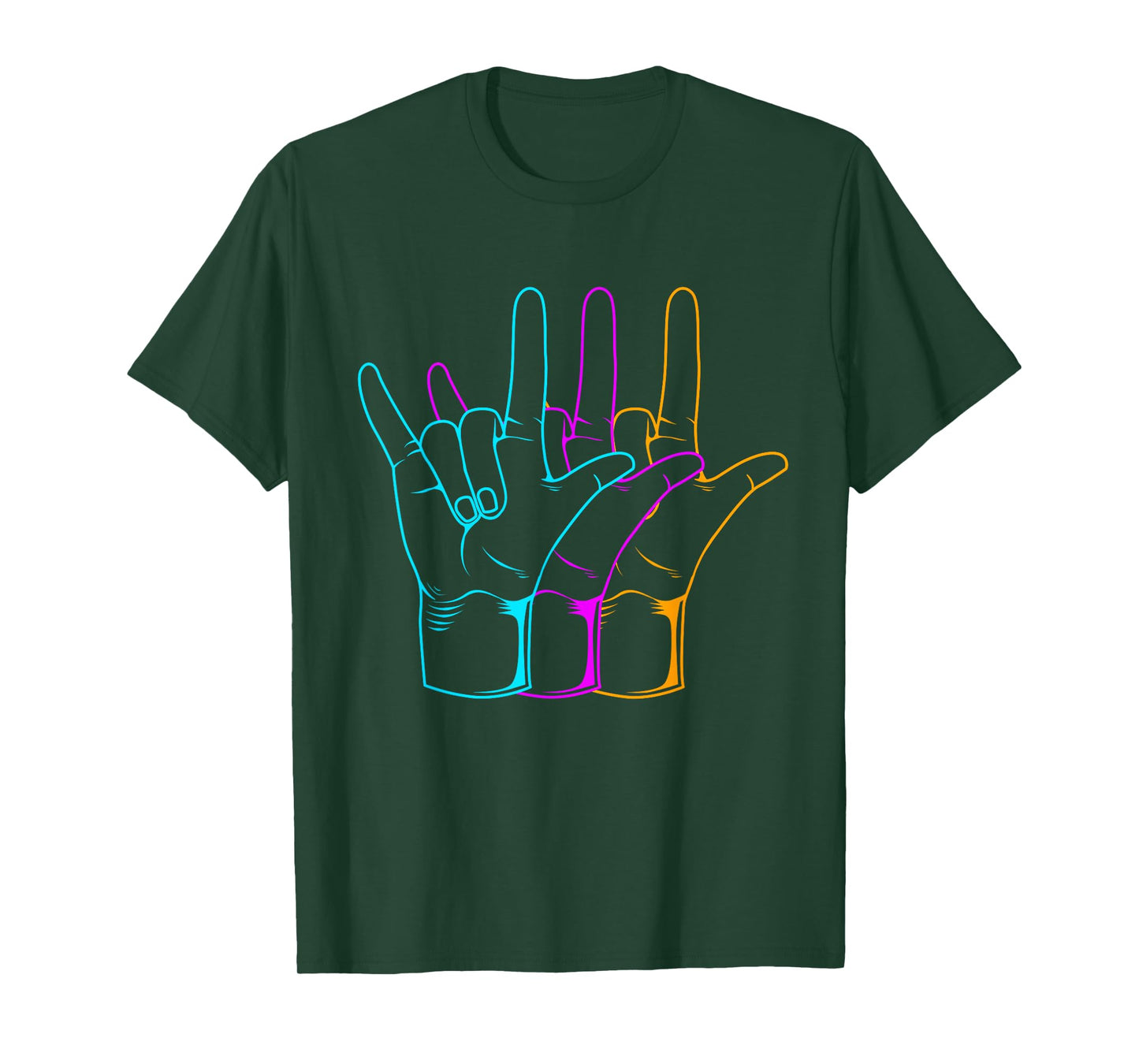 American Sign Language I Love You ASL T-Shirt