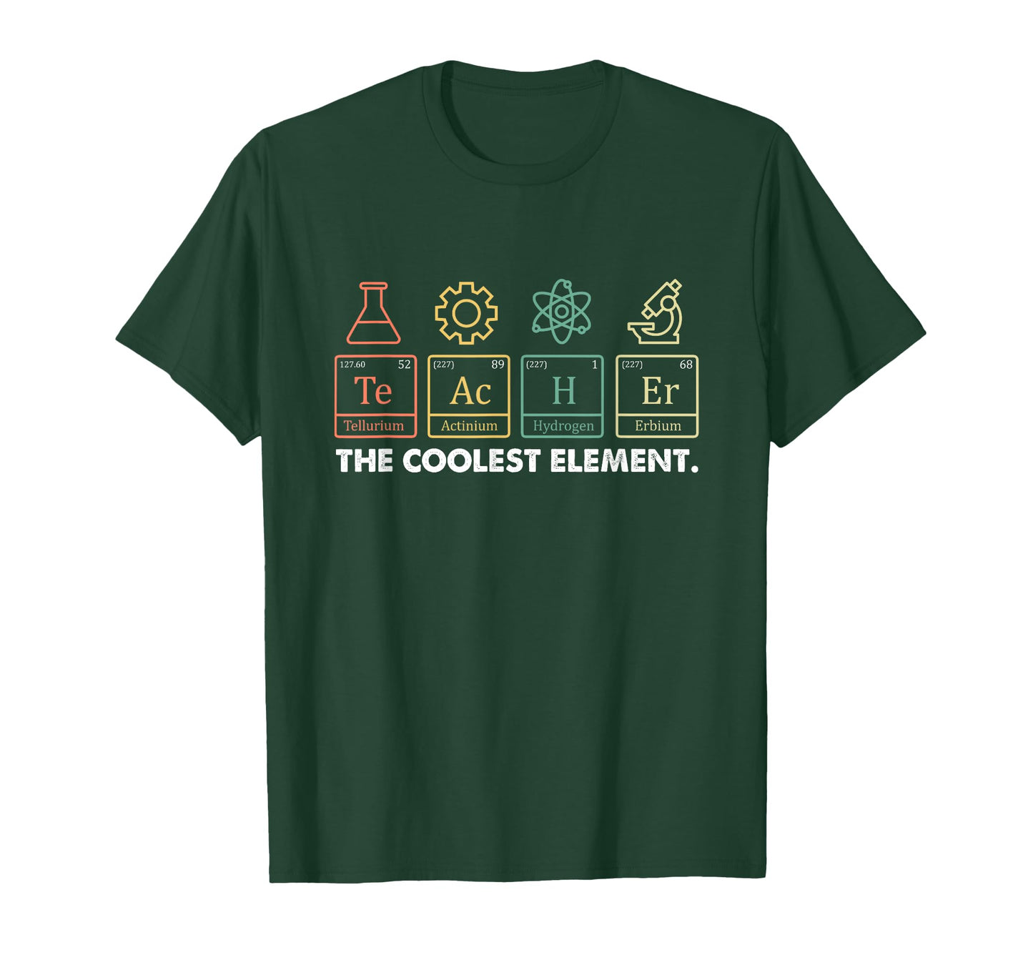 Vintage The Coolest Element Periodic Table Chemist Teacher T-Shirt