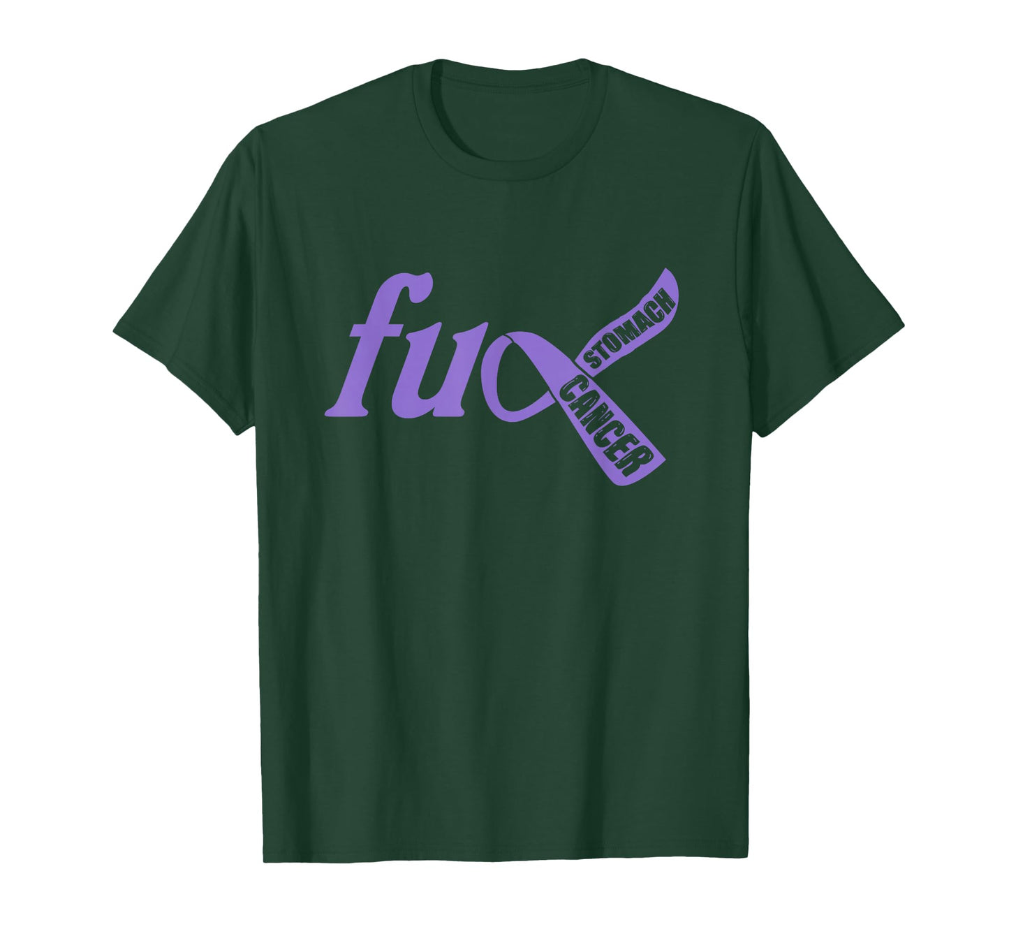 Funny Fuck Stomach Cancer Awareness Ribbon Gifts T-Shirt