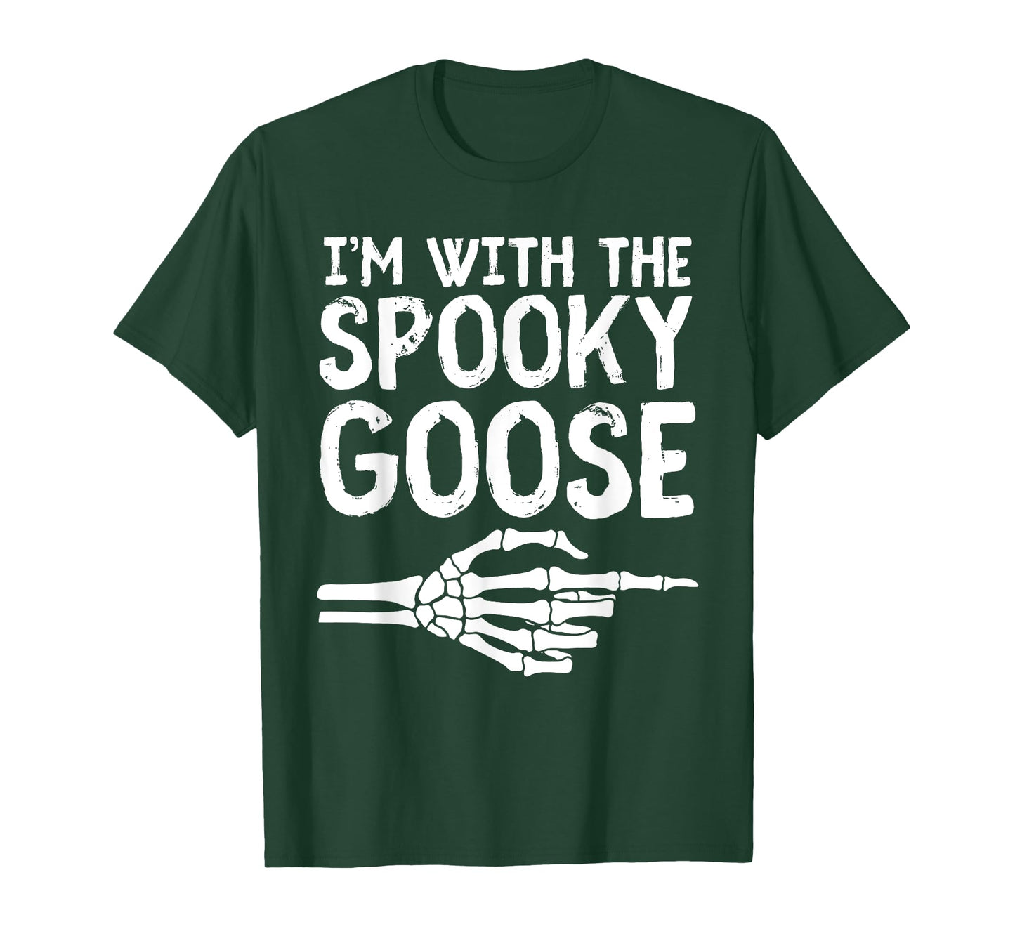 I'm with The Spooky Goose Halloween Costume Silly Goose T-Shirt
