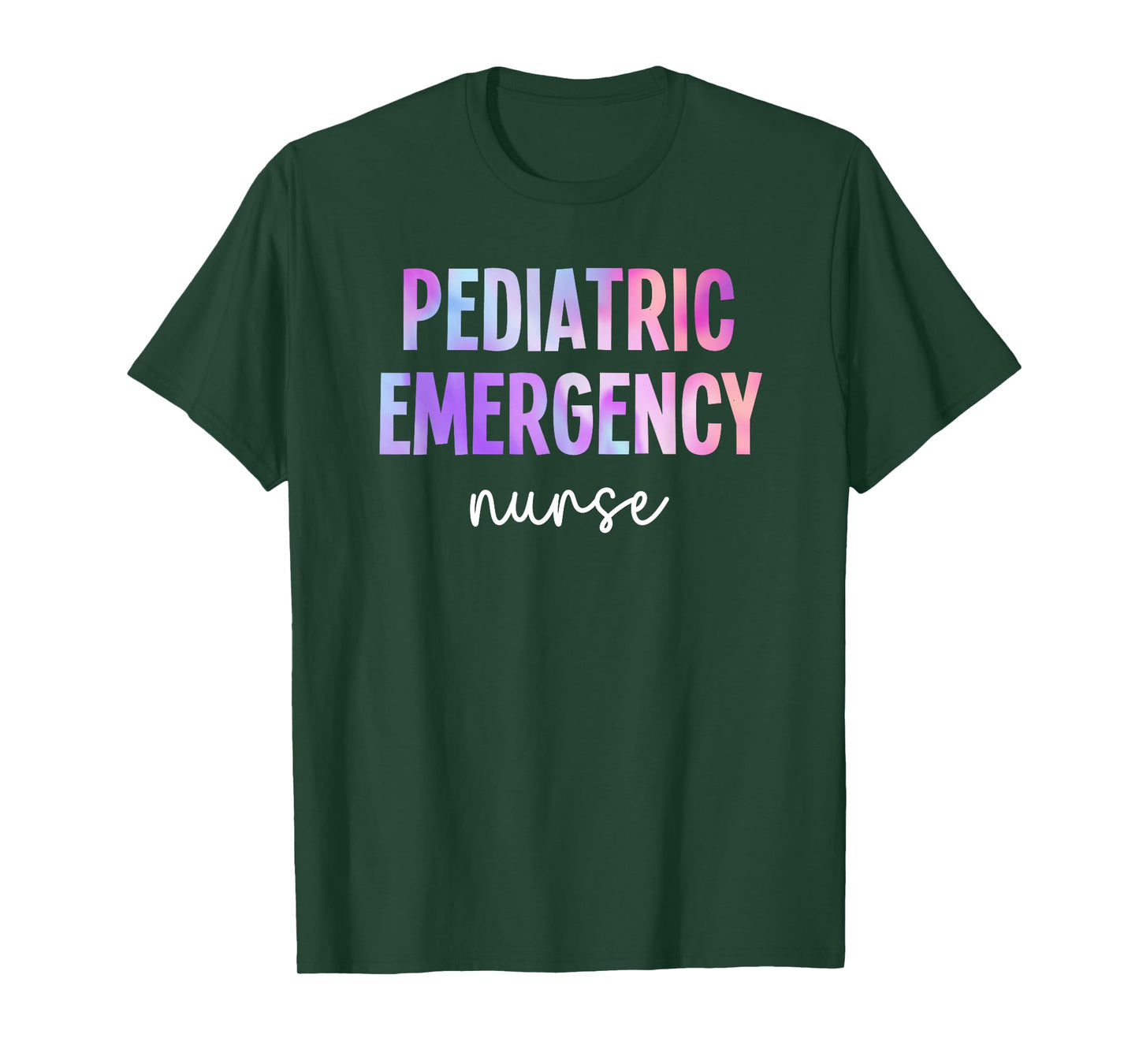 Tie Dye Pediatric Emergency Nurse PEDS ER Nurse Women T-Shirt