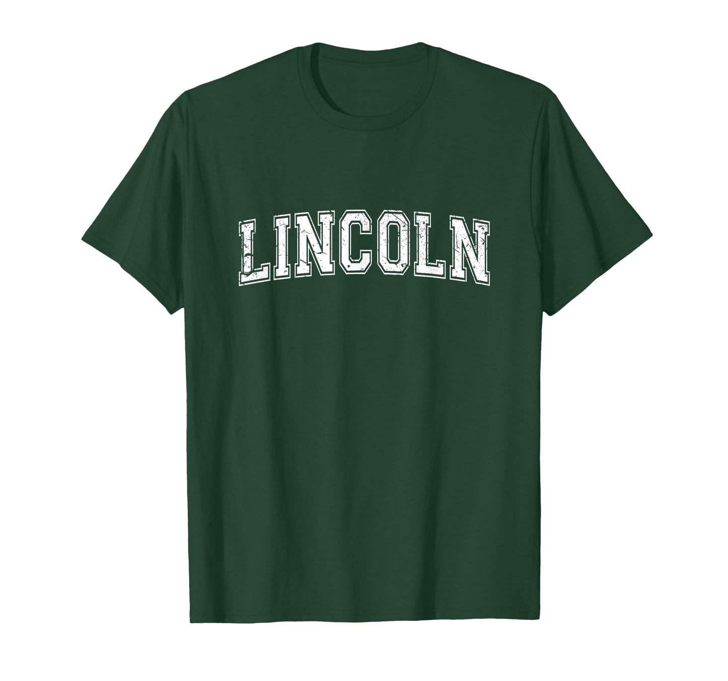 Plain Style Personalised Name Classic Lincoln T-Shirt