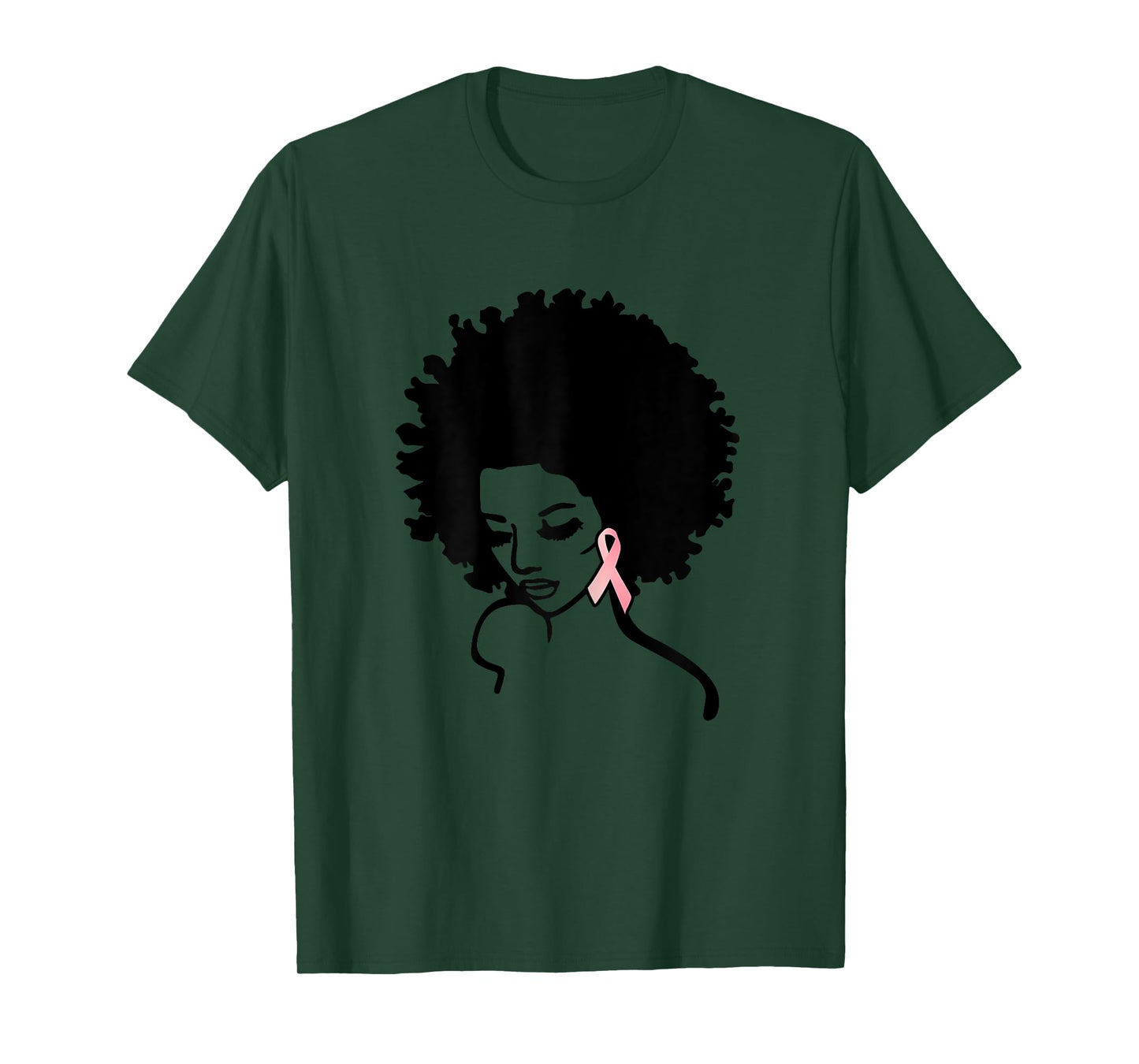 Breast Cancer Awareness tShirt Afro American T-Shirt