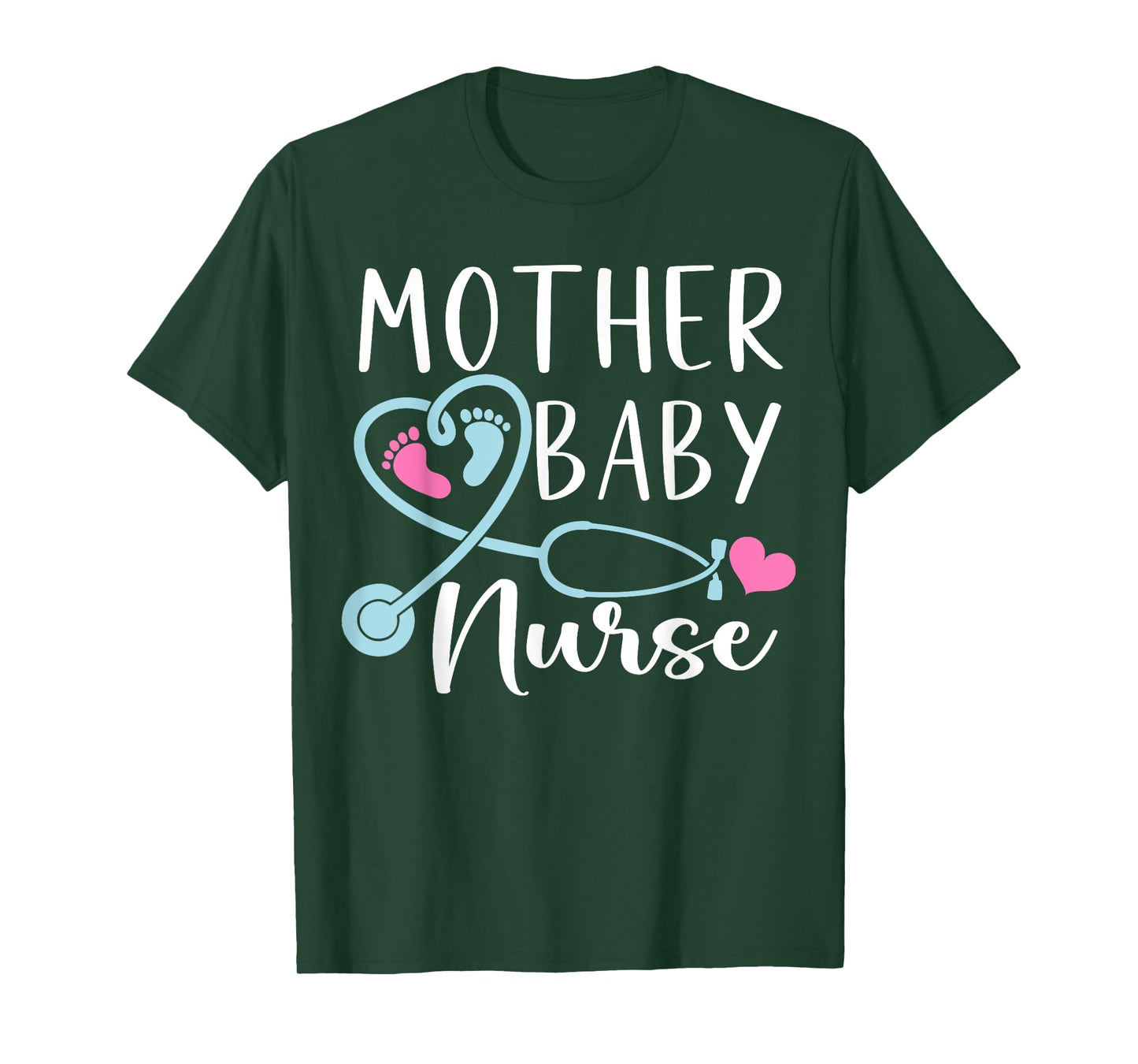 Postpartum Mother Baby Nurse Mom Baby Postpartum Nursing T-Shirt