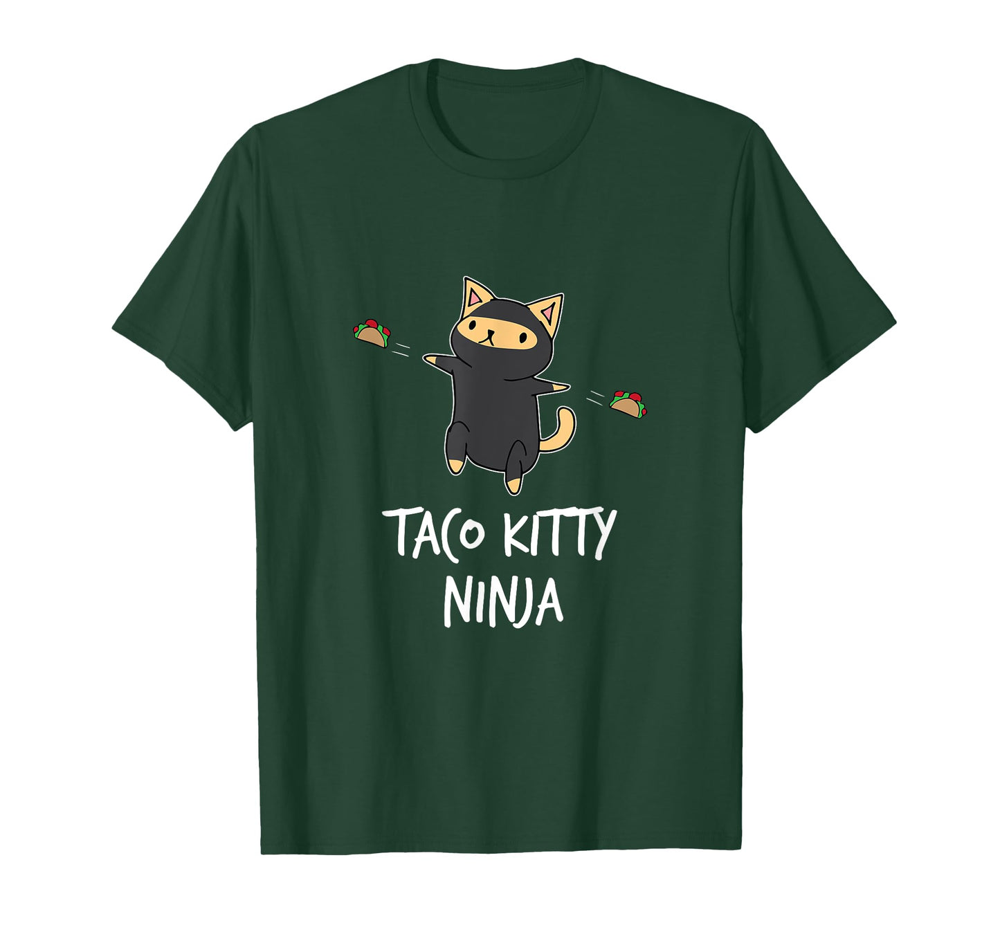 Taco Kitty Ninja - Funny Cat T-Shirt Men Women Girls Kids T-Shirt