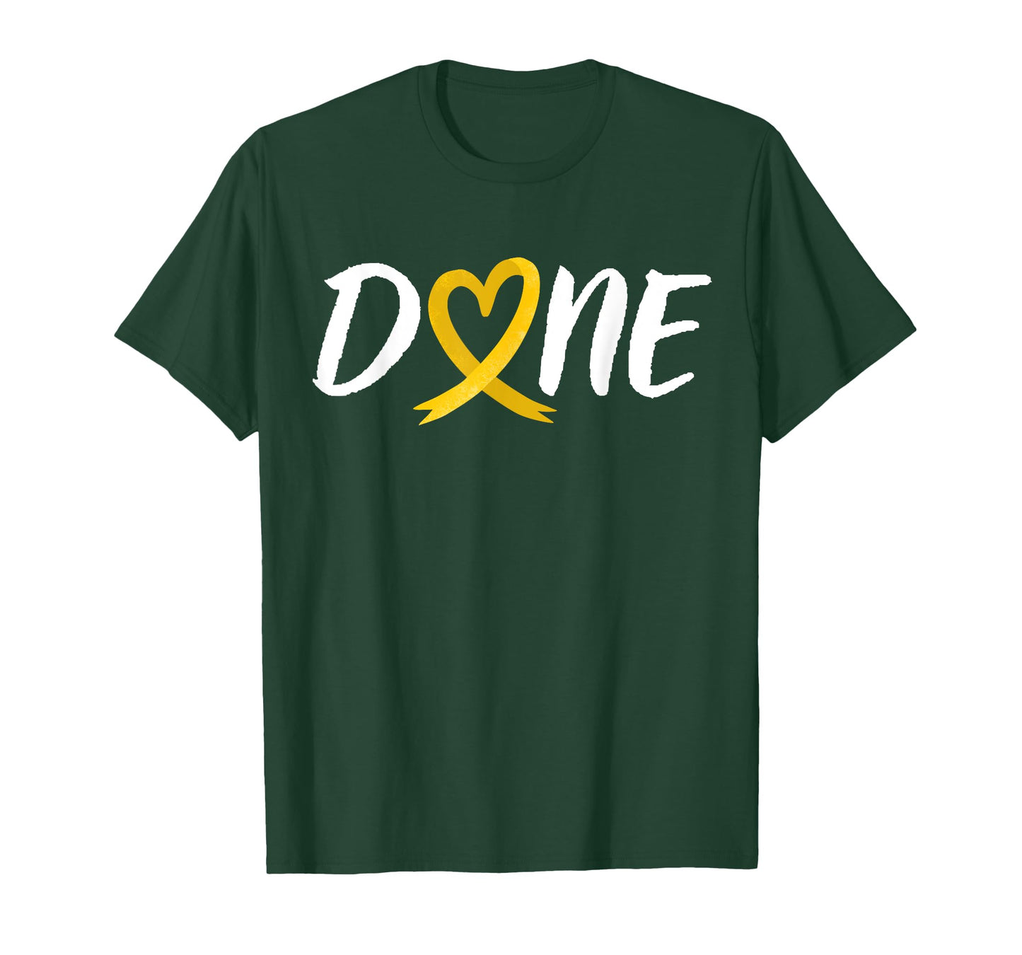 Done Last Day Of Radiation Chemo Sarcoma Bone Cancer Heart T-Shirt