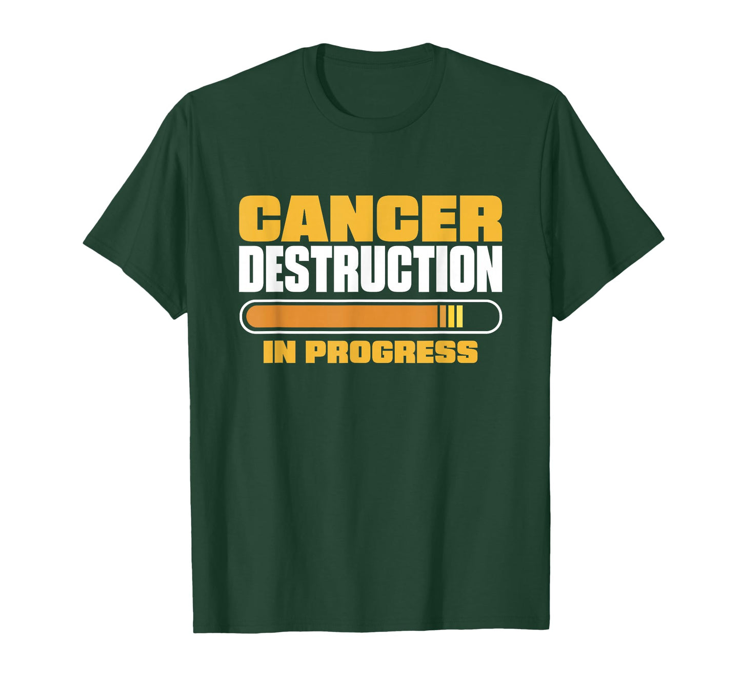 Cancer Destruction In Progress, Cancer Chemo Awareness T-Shirt