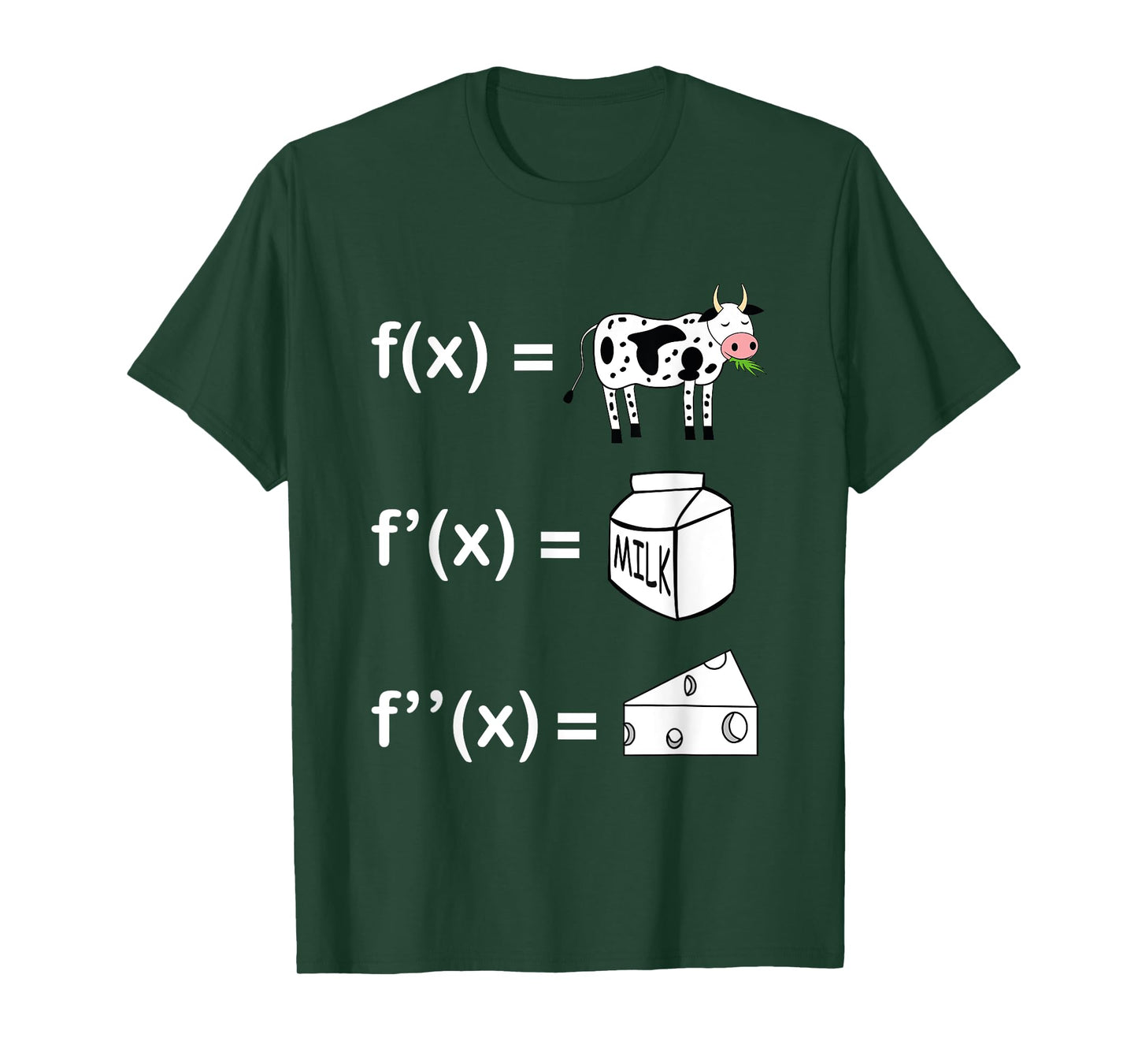 Cowculus Calculus Derivative Mathematics Funny Math Teacher T-Shirt