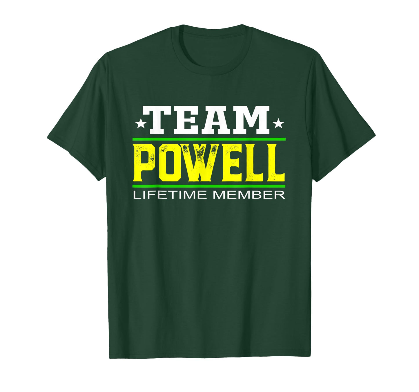 Team Powell Lifetime Member Surname Last Name Tree Reunion T-Shirt
