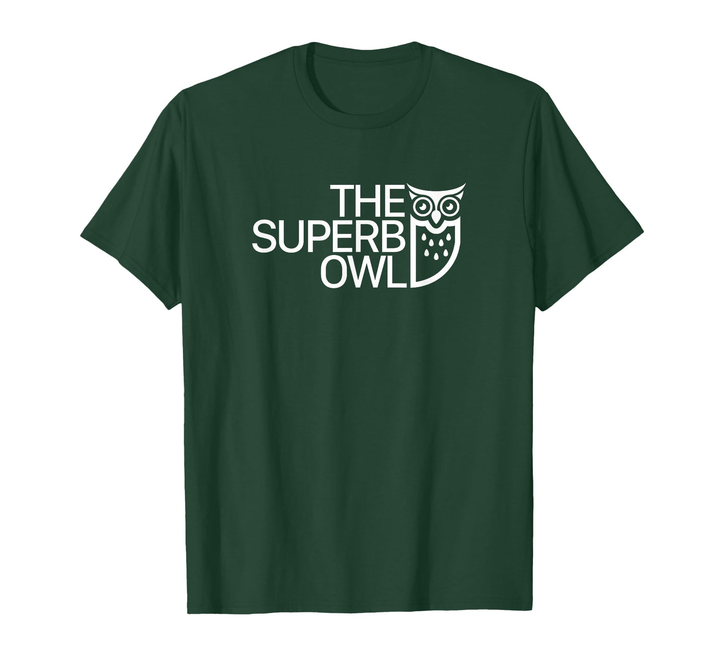 The Superb Owl Apparel - Owl Bird T-Shirt - Unisex-Adults, Kids - Black - Small - Short Sleeve