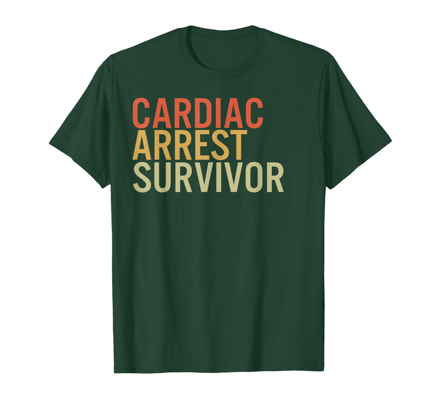 Cardiac Arrest Survivor Recovery Awareness Support Warrior T-Shirt