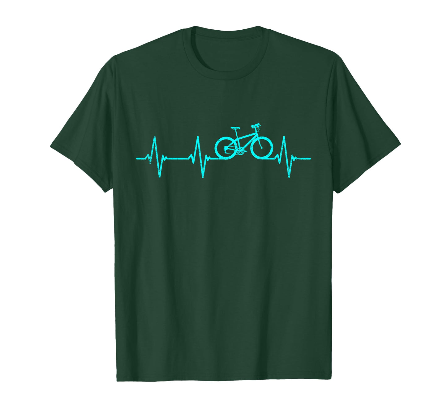 Mountain Bike Heartbeat Cyclist Cool Cycling T-Shirt