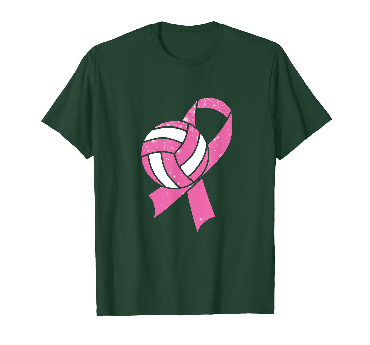 Breast Cancer Awareness Survivor Fighter Volleyball Player T-Shirt