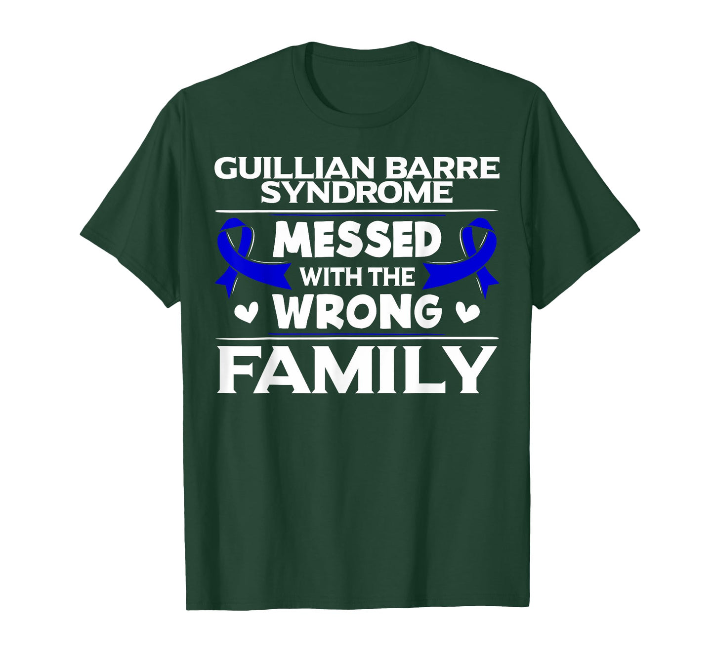 Dark Blue Ribbon - Guillian Barre Syndrome Survivor T-Shirt