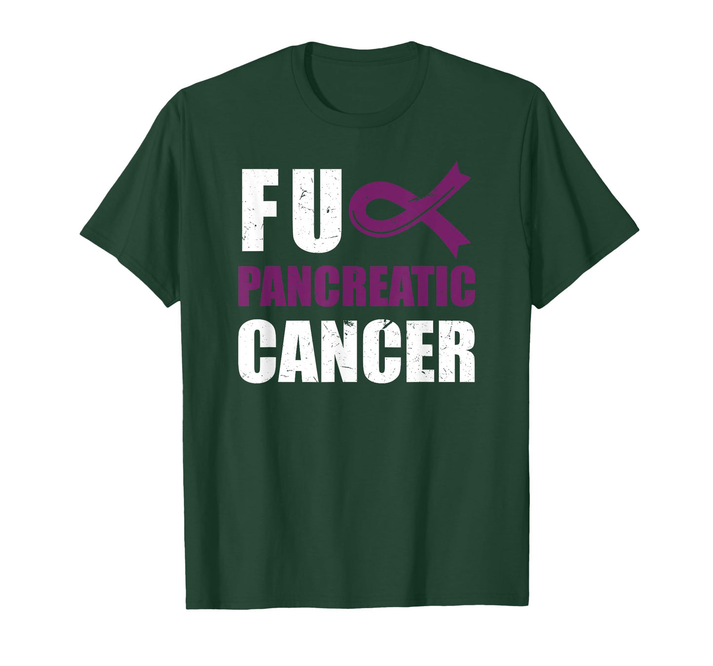FU Pancreatic Cancer | Awareness Ribbon Purple T-Shirt
