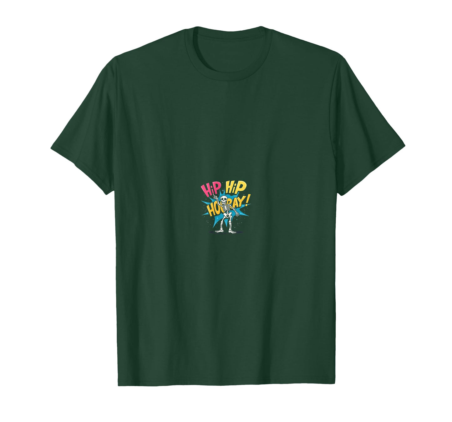 Hip Hip Hooray Orthopedic Joke Skeleton Tee T-Shirt