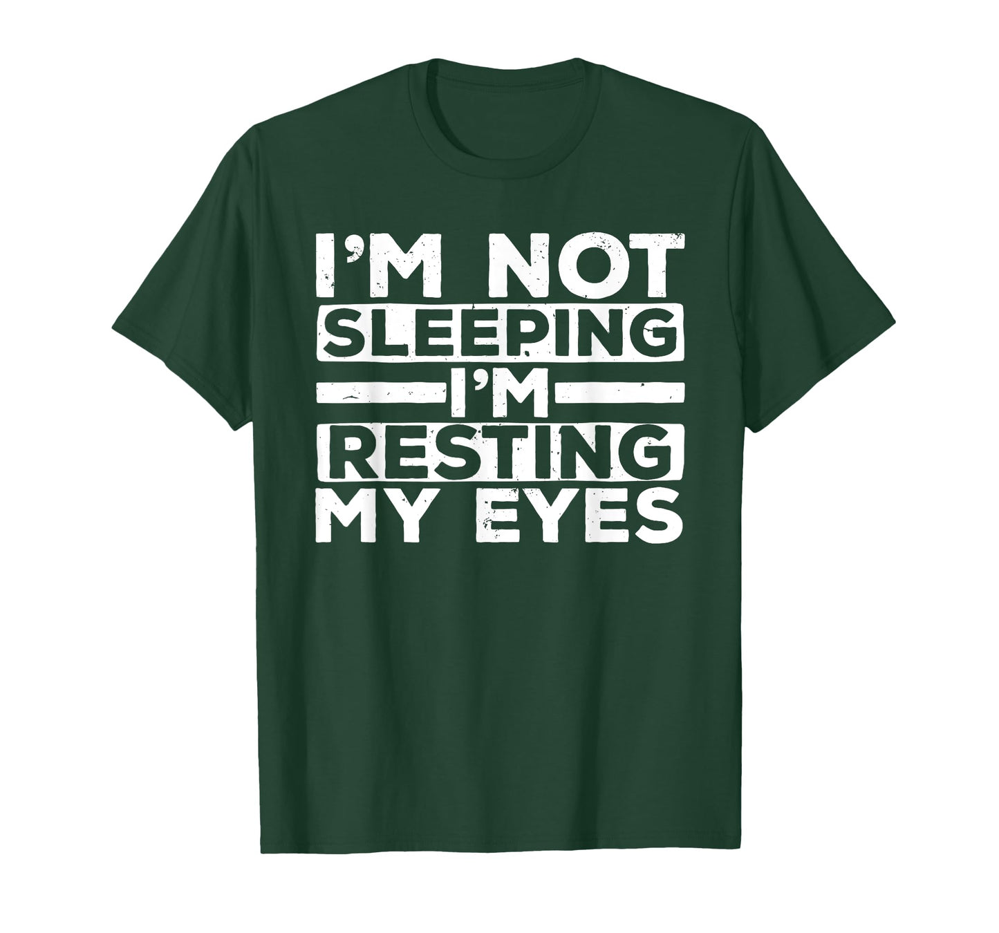 Funny Dad Design For Dad Men Father Resting My Eyes Sleeping T-Shirt