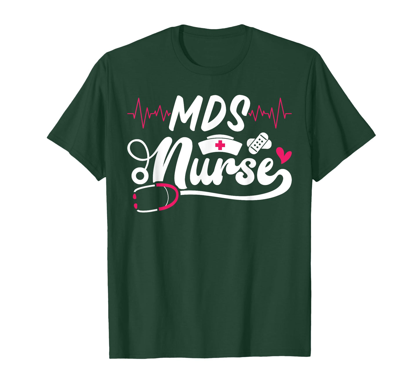 Cute MDS Nurse Stethoscope T-Shirt