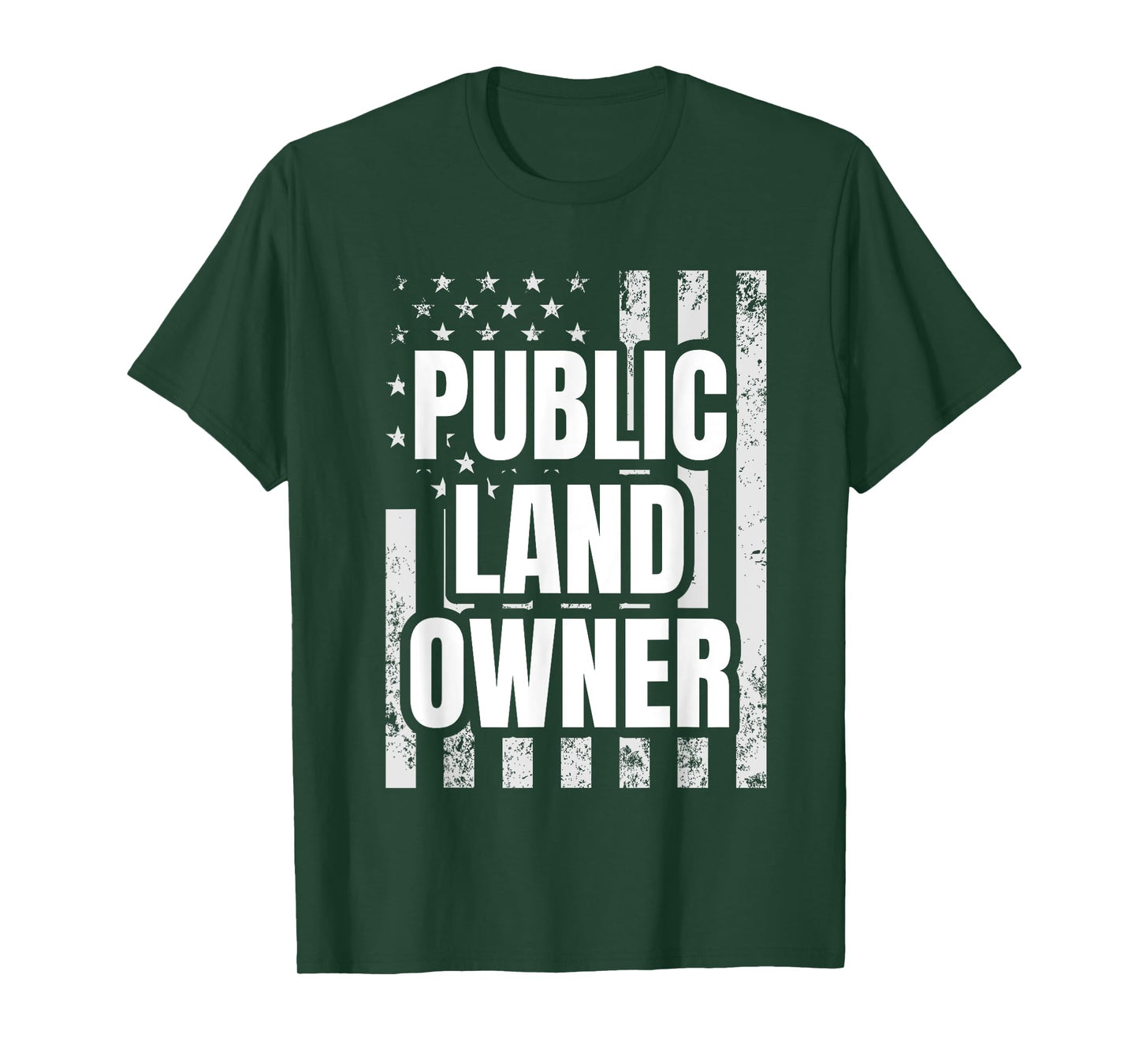 Public Land Owner American Flag T-Shirt