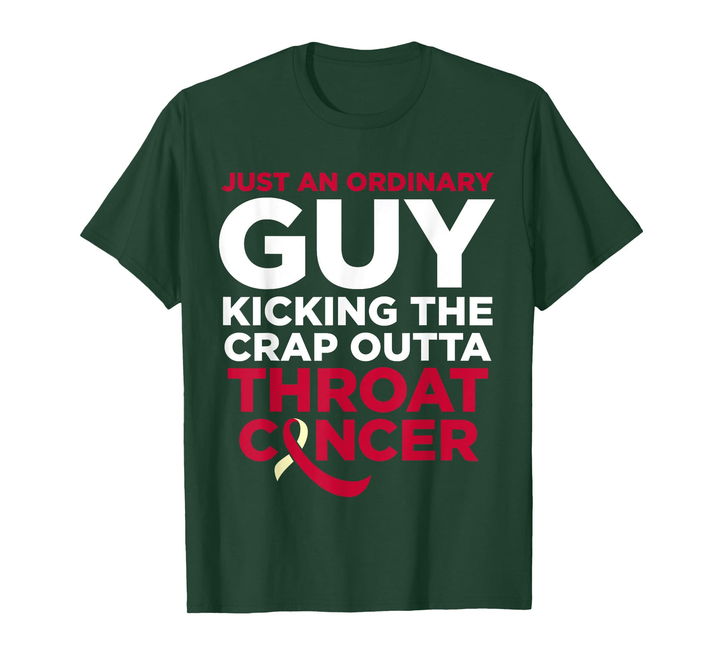 Throat Cancer Fighter Quote - Gift for Cancer Patient Male T-Shirt