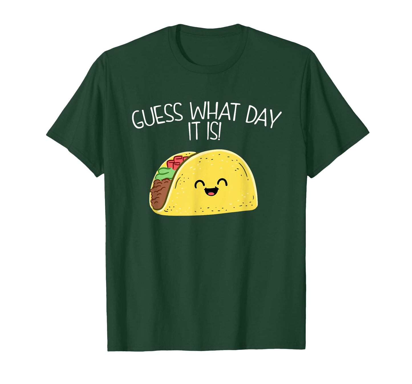Guess What Day It Is Taco Tuesday Graphic Tee T-Shirt