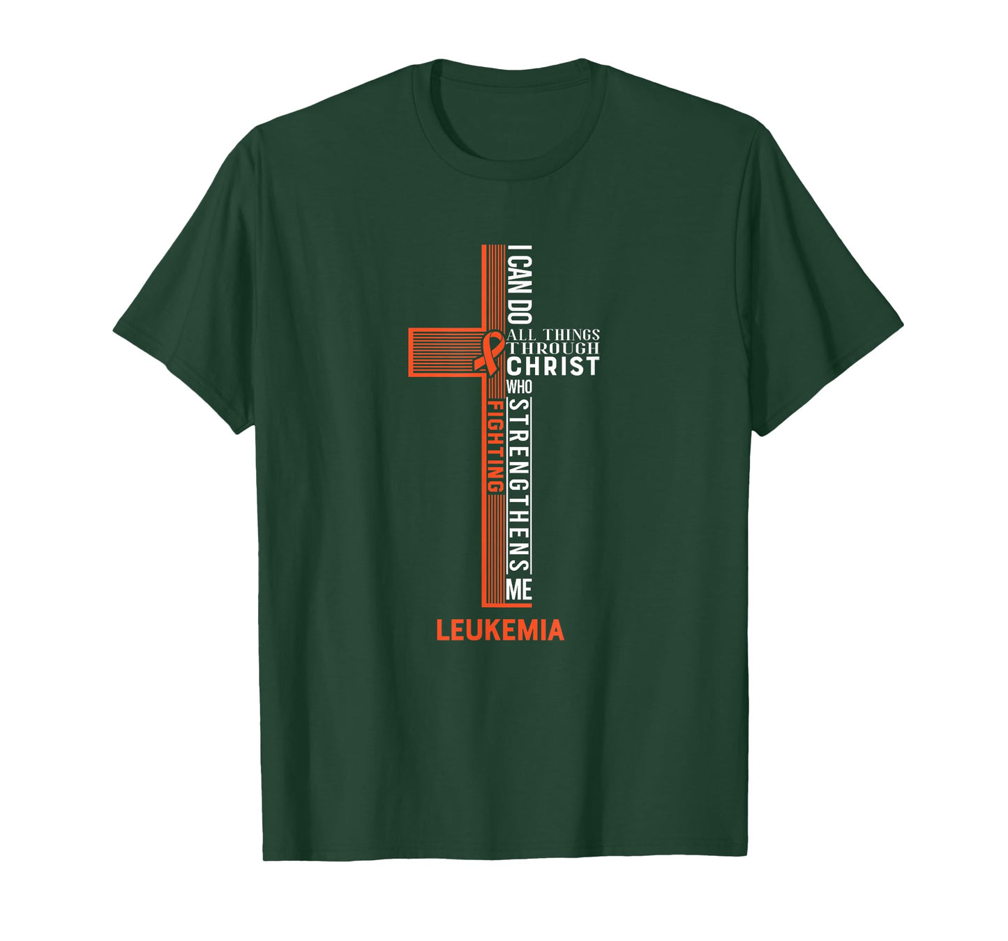 Leukemia Fight Cancer Ribbon T-Shirt