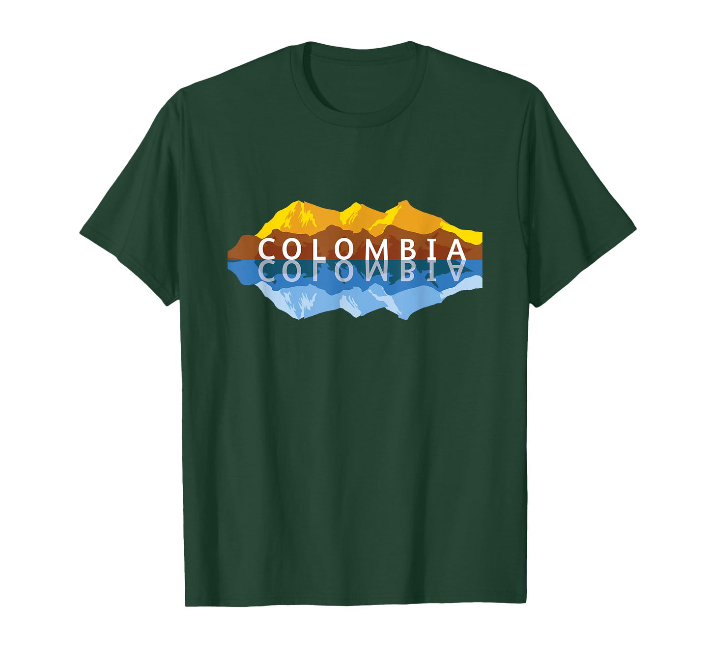 Colombia Mountain Reflections - Colombian Nature Souvenir T-Shirt
