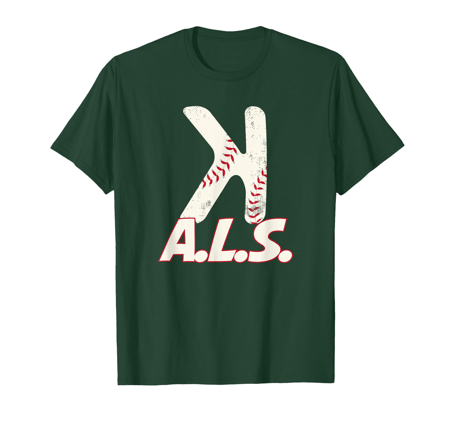 StriKe Out ALS T-Shirt Trendy Baseball Shirt To Support T-Shirt