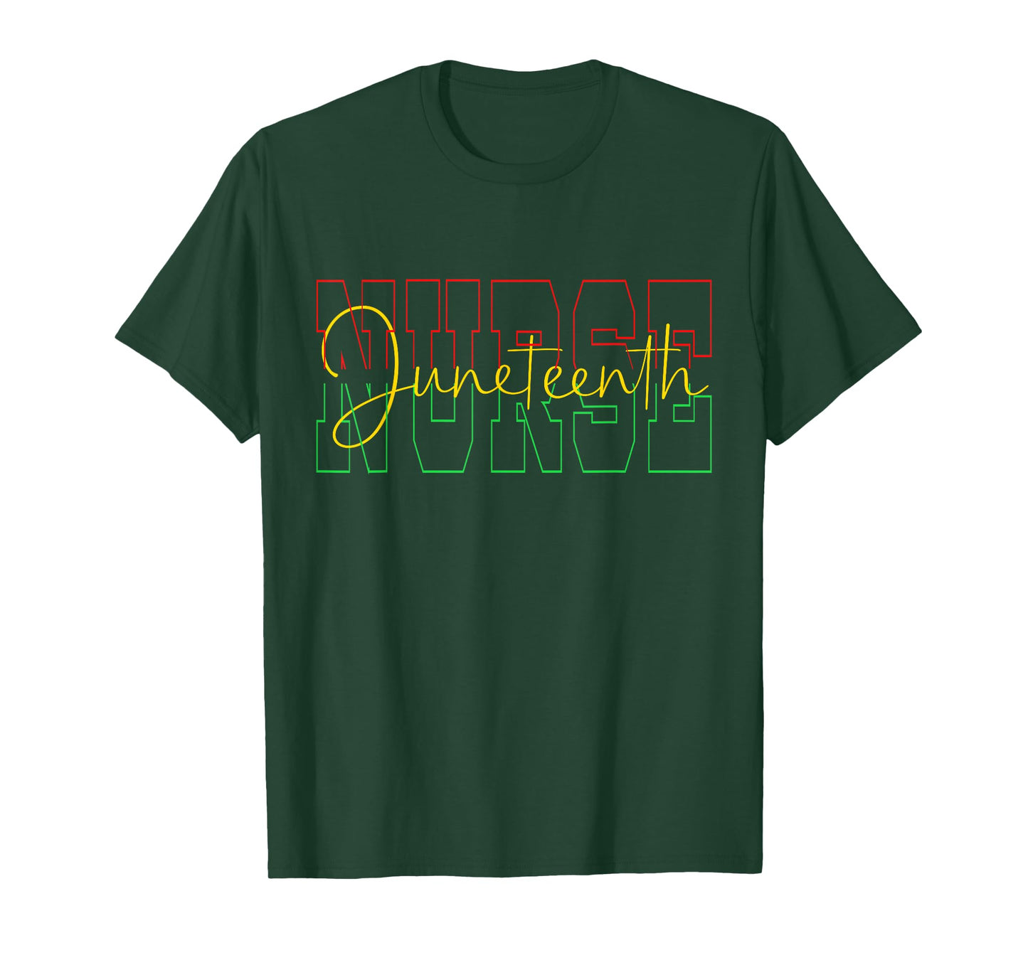 Juneteenth Nurse Melanin Nursing Stethoscope Black History T-Shirt