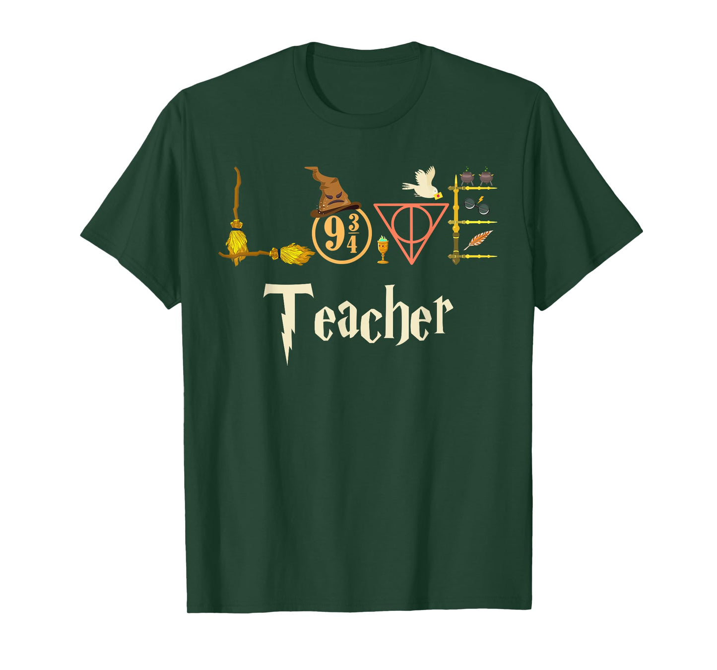 Love Teacher Wizards Back To School Halloween T-Shirt