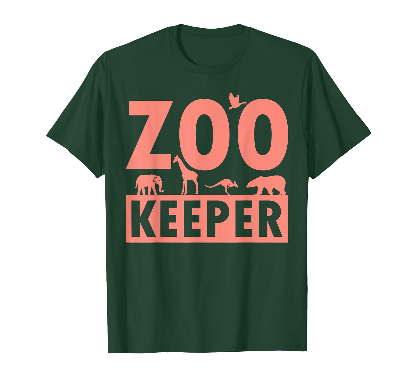 Zoo Keeper T-Shirt for Zoo Workers, Animal Lovers, Staff