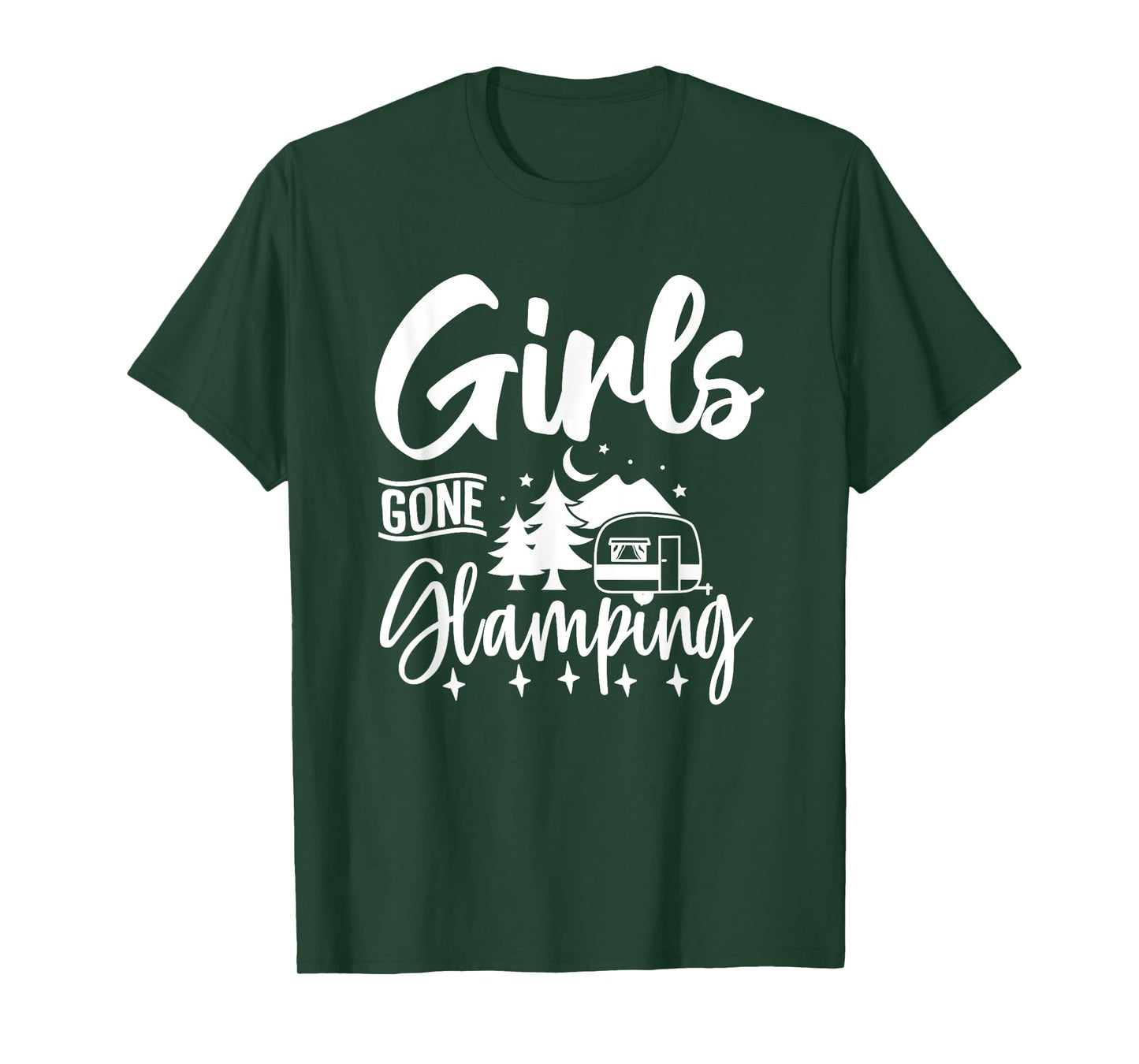 Girls Gone Glamping Nature Adventure Summer Glampers 2024 T-Shirt