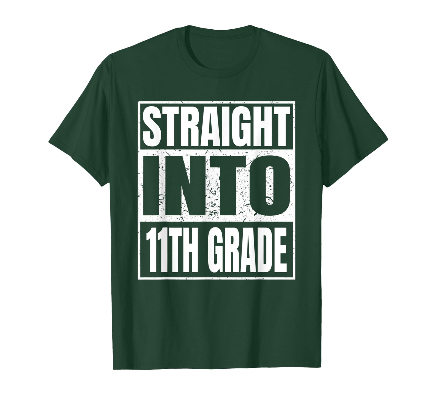 Straight Into 11th Grade Back to School Gifts Eleventh Grade T-Shirt
