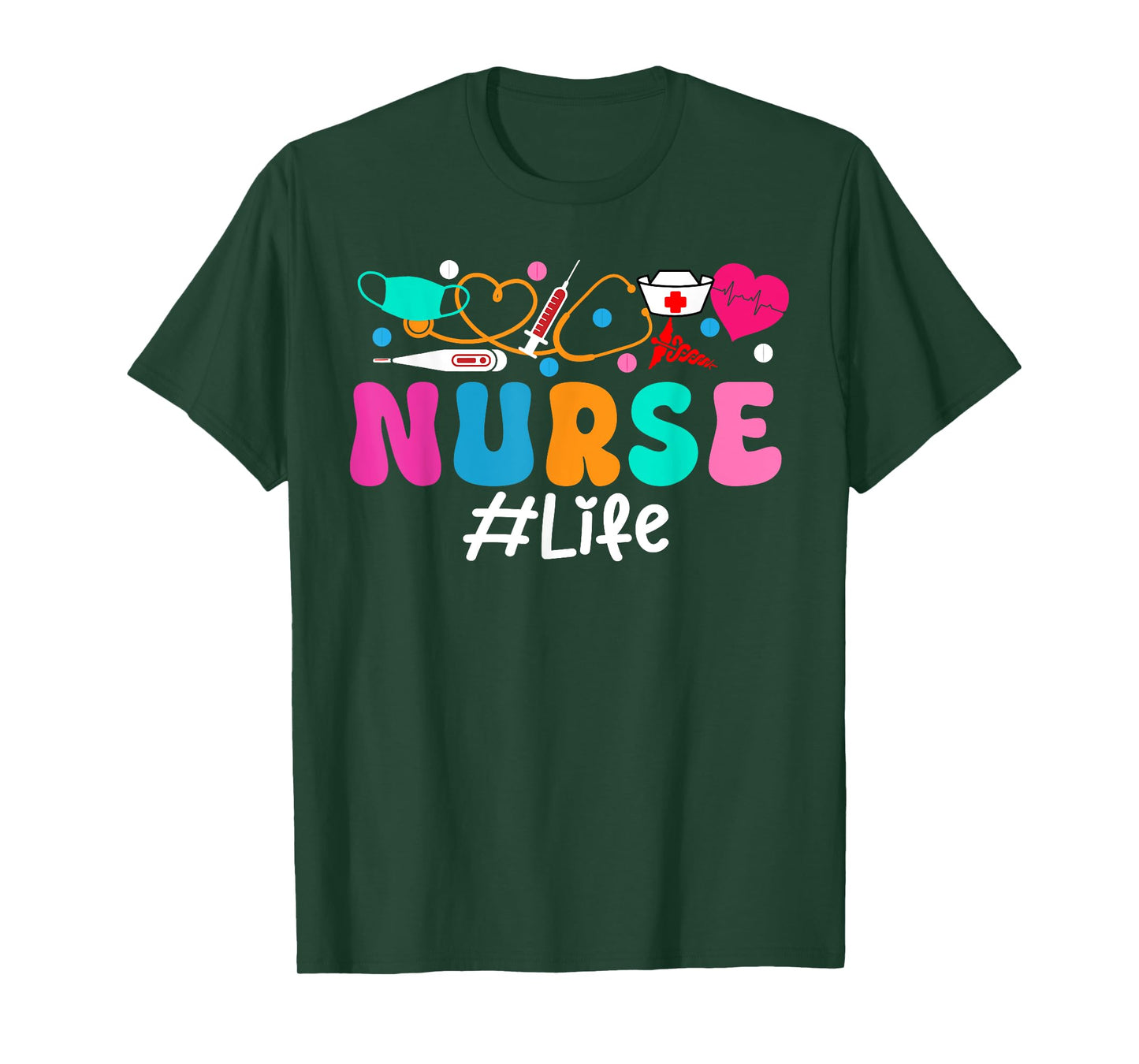 Nurse Life Nurse's Day 2025 Gifts Nurse Week Nursing Day T-Shirt