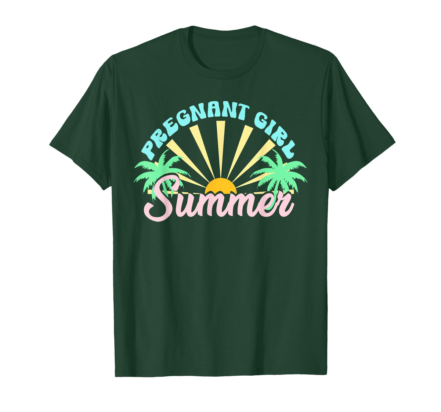 Pregnant Girl Summer T-Shirt