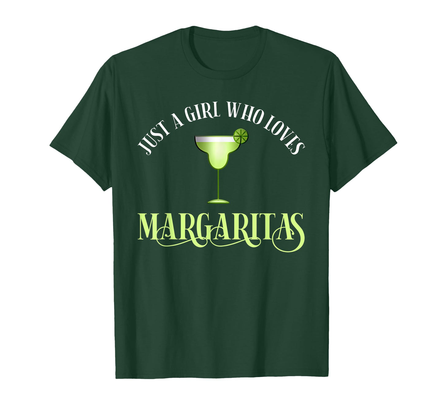 Just A Girl Who Loves Margaritas Funny Margarita Lover T-Shirt