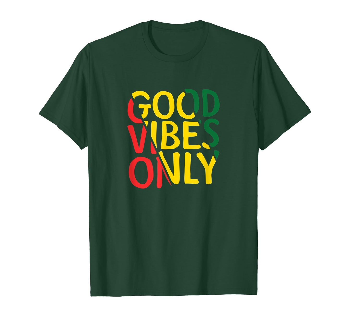 Good Vibes Only Jamaican Reggae T-Shirt