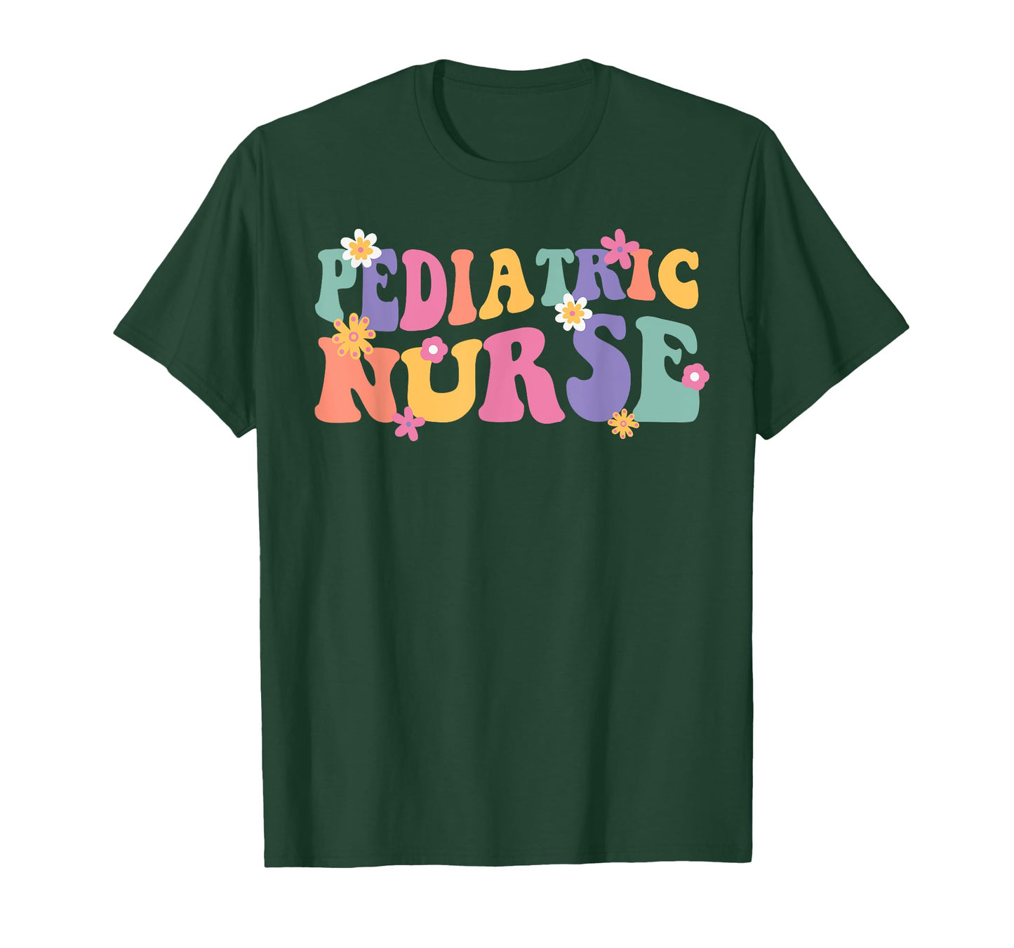 Pediatric Nurse PEDS ER Nurse Emergency Room Nursing Groovy T-Shirt