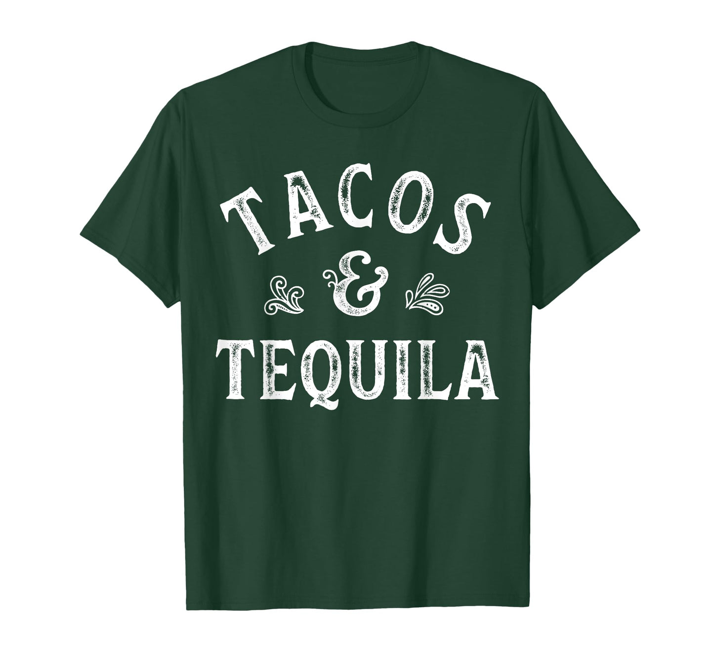 Tacos And Tequila Cinco de Mayo Men Women Mexican Drinking T-Shirt