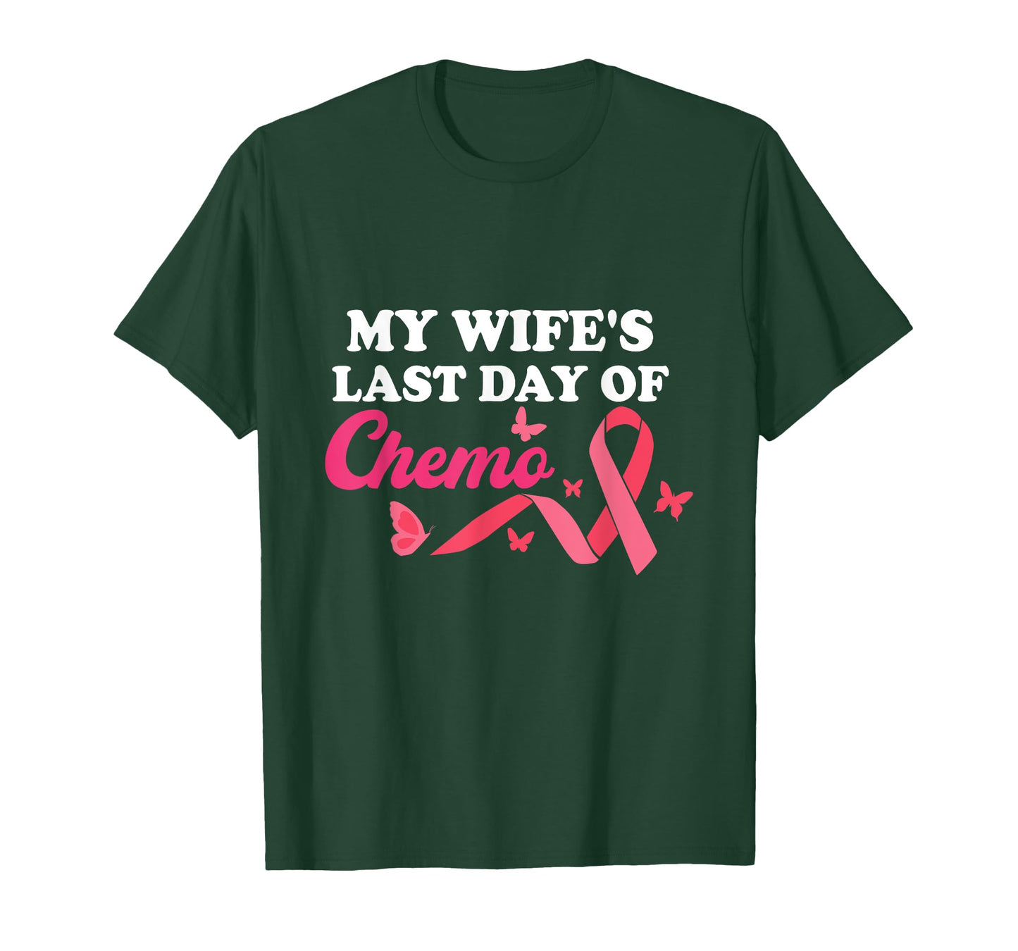 Proud Husband My Wife's Last Day Of Chemo Cancer Survivor T-Shirt